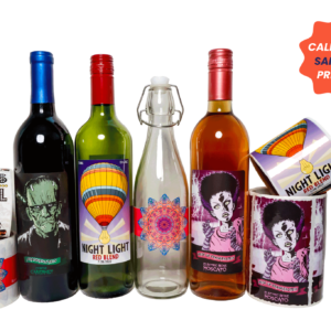 Sticker Mountain offers unmatched custom wine label printing quality and embellished labels with value pricing, quick turnaround, and free shipping.